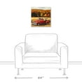thumbnail image 3 of Creative Products Fall Red Truck Highland 16 x 16 Canvas Wall Art, 3 of 5