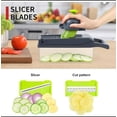 thumbnail image 4 of 16 in 1 Multifunctional Vegetable Chopper Manual Food Chopper Vegetable Slicer Dicer Mandoline Vegetable Cutter Kitchen Utensils, 4 of 7