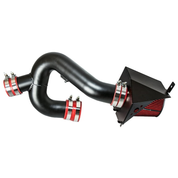 RTUNES RACING - BLACK - HEAT SHIELD COLD AIR INTAKE Compatible For 2012-2014 Compatible ForD F150 3.5L V6 ECOBOOST