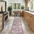 thumbnail image 2 of Nourison Nourison Washables 2'2" x 8' Red Vintage Indoor Rug, 2 of 8