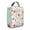 Beige-1, variant on Reusable Insulated Lunch Box & Bag Set: Starfish Theme Ocean Life Series, Leakproof Soft for Teenagers/Adults, Compact with Pockets for School/Work