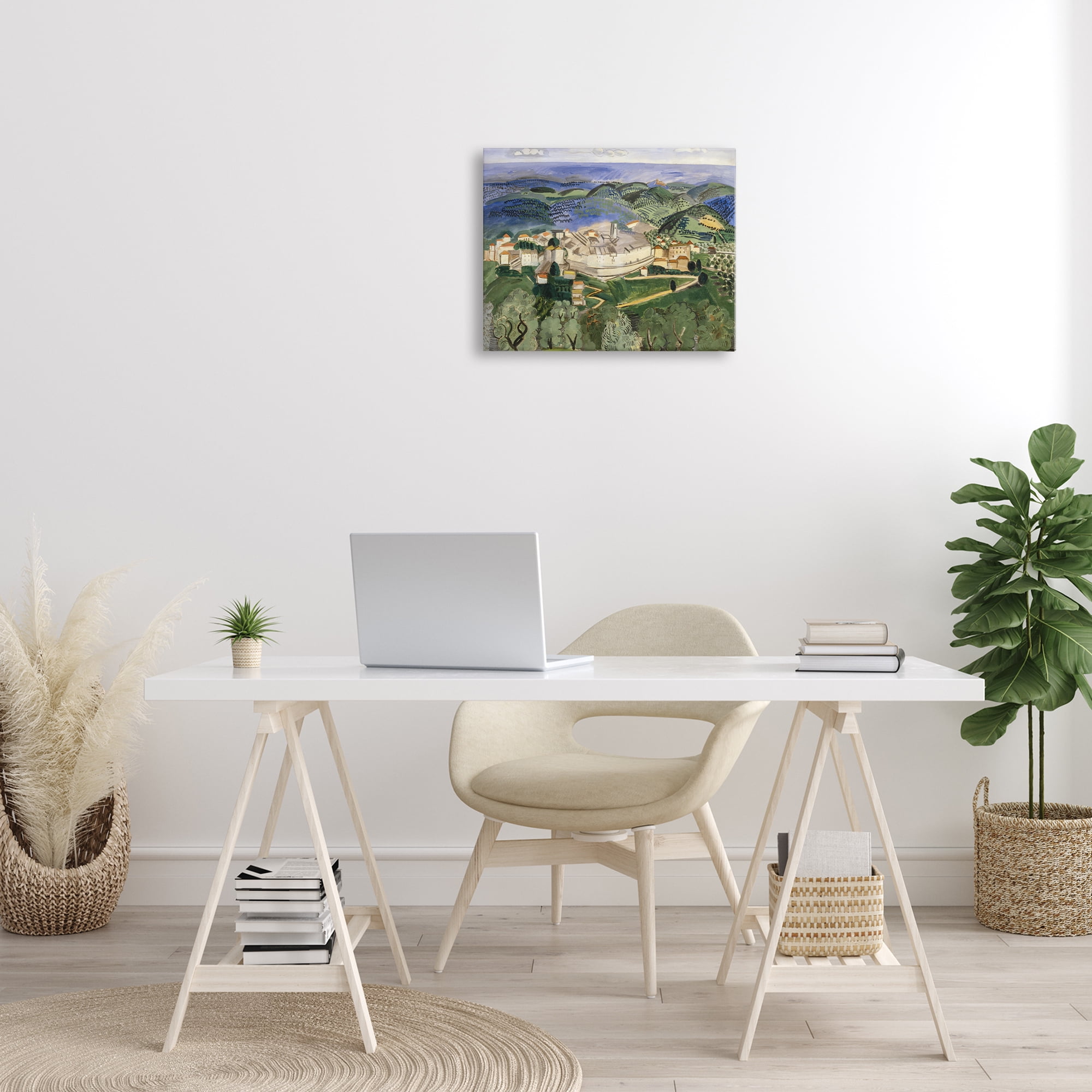 Stupell Industries Classic Raoul Dufy Landscape Landscape & Nature Painting Wrapped Canvas Art Print Wall Art, 20 x 16