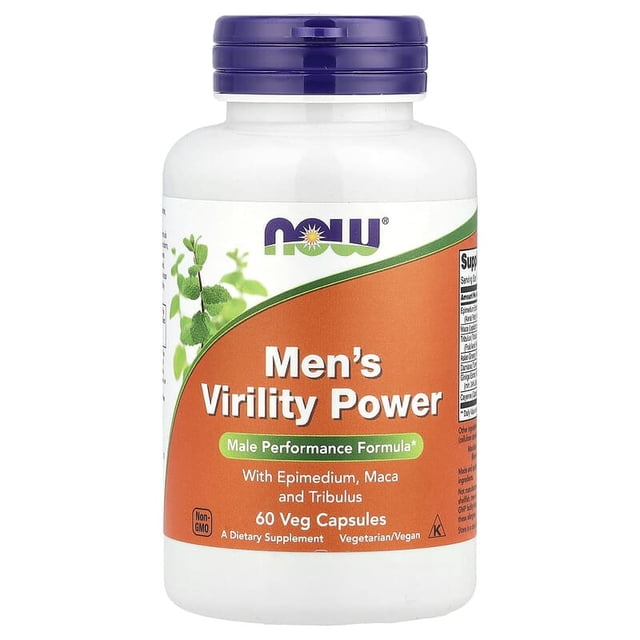 NOW FOODS MENS VIRILITY POWER 60 CAPSULAS VEGETALES