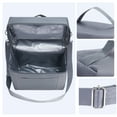 thumbnail image 3 of Unique Bargains Insulated Leakproof Lunch Bag for Work, Picnic Gray 9.4*5.5*9.1in, 3 of 6