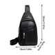 thumbnail image 3 of Mochila cruzada, bolso de pecho, mochila de senderismo, bolsa multiusos con correa, orificio para auriculares, plegable, portátil, nailon resistente, para viajes, para gimnasio,topliu, 3 of 8