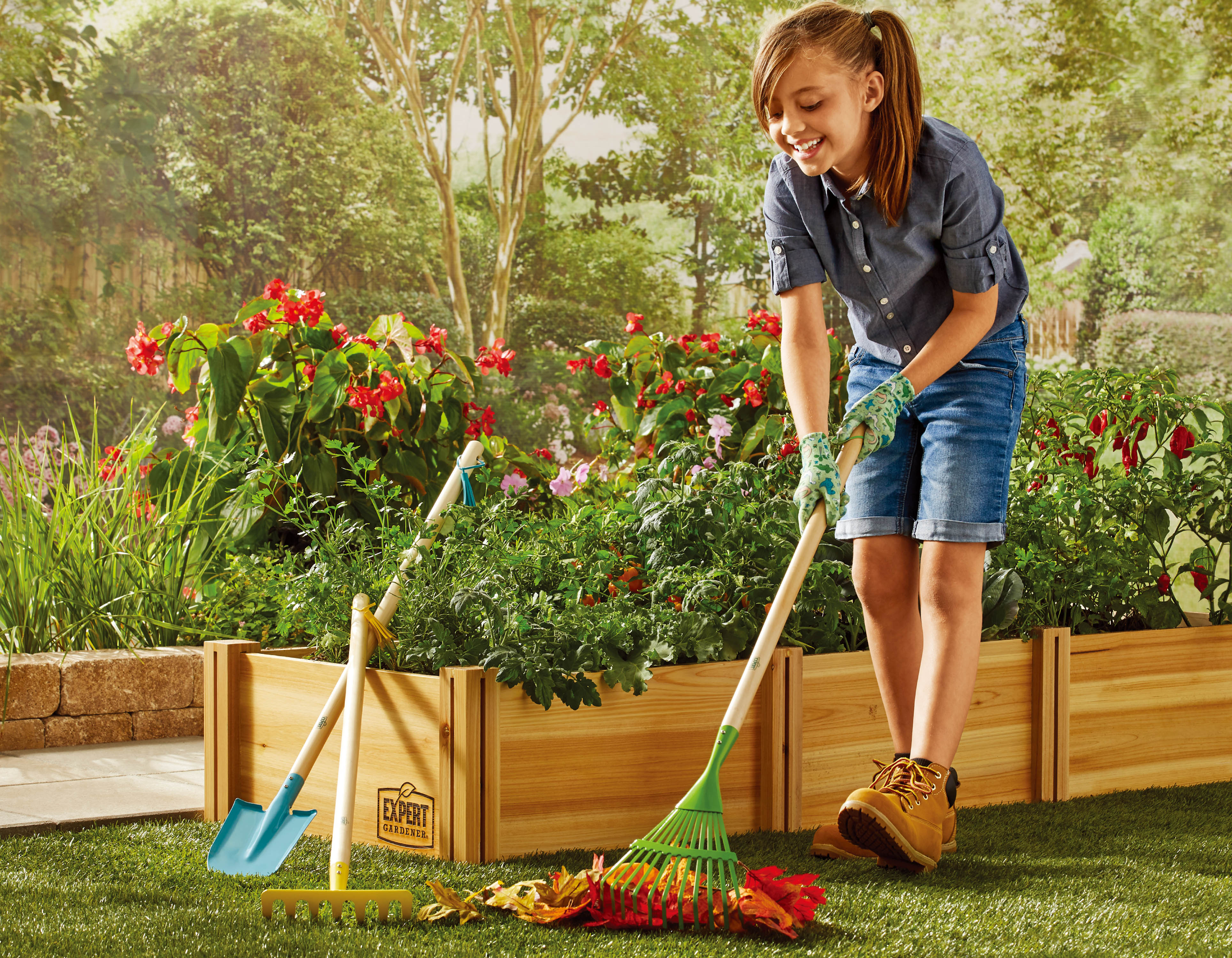 Expert Gardener Kids Gardening Tool Set, 3 Piece Set, 1 - image 2 of 5