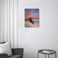 thumbnail image 3 of Sand Dune Delight 12X16inch Beach Seascape Canvas Painting, Sea Nature Pictures Wall Art, Perfect Décor for Living Room, Bedroom or Office, Ready-to-Hang Home Decoration, 3 of 7