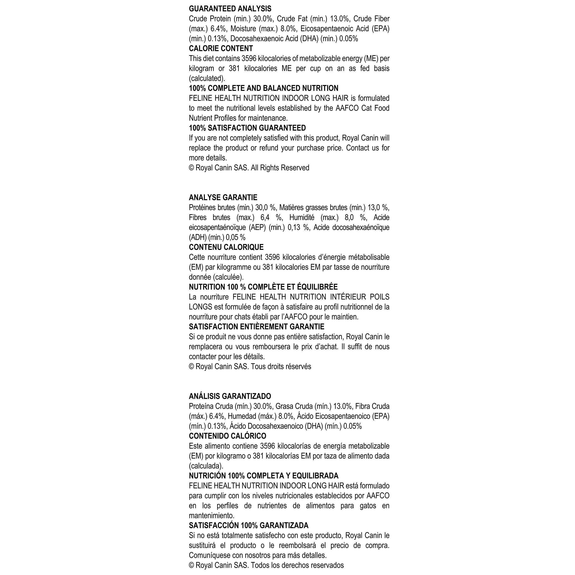 royal canin indoor long hair cat