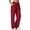 Red-9117BB, variant on Fabrcox Women's Wide-Leg Scrub Pants - Stretch Trousers with Cargo Pockets, Elastic Waistband for Nurses ,Red XL
