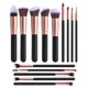 thumbnail image 5 of Juego de 14 brochas de maquillaje brillar pelo denso, 5 of 5