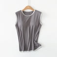 thumbnail image 2 of MuXiKeJi Clothes Tank Tops for Women Built in Bra Backless Basic Double Lined Summer Spaghetti Strap Sleeveless Cami Workout Shirts, 2 of 3