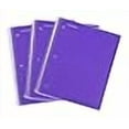 thumbnail image 3 of Mintra Office Durable Spiral Notebooks, 1 Subject, (Purple, Wide Ruled 3 Pack), 100 Sheets, Poly Pocket, Moisture Resistant Cover, Strong Chipboard back, For School, Office, Business,, 3 of 4