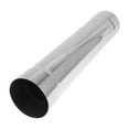 thumbnail image 1 of Tubo de escape recto de 4" OD Unique Bargains T304 acero inoxidable tubería de automóvil 17" longitud doble expansión en los extremos pulido de superficie tono plateado, 1 of 7