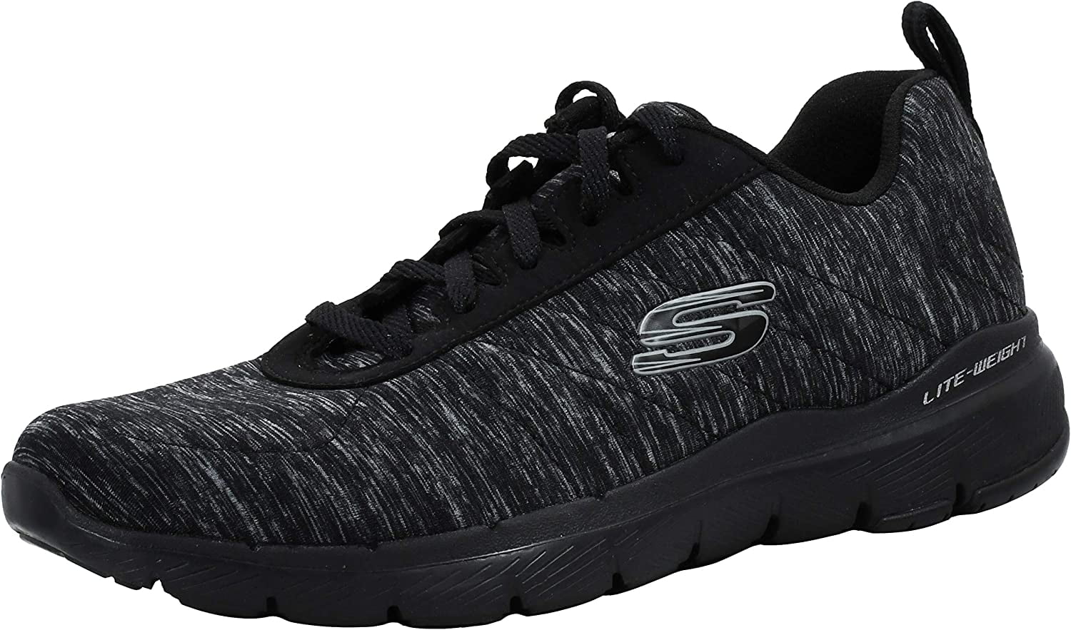Skechers 3.0-Insiders Black/Black Sneaker Athletic 7 W US -