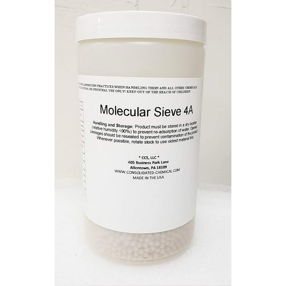 4a Molecular Sieve 1/8in Beads 500g Poly Jar