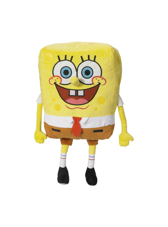SpongeBob SquarePants Kids Bedding Plush Cuddle and Decorative Pillow Buddy, Yellow