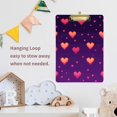 thumbnail image 4 of FORMRS Acrylic Clipboard with Low Profile Clip Standard A4 Letter Size, 12.5" x 9", Love in The Clouds, 4 of 8