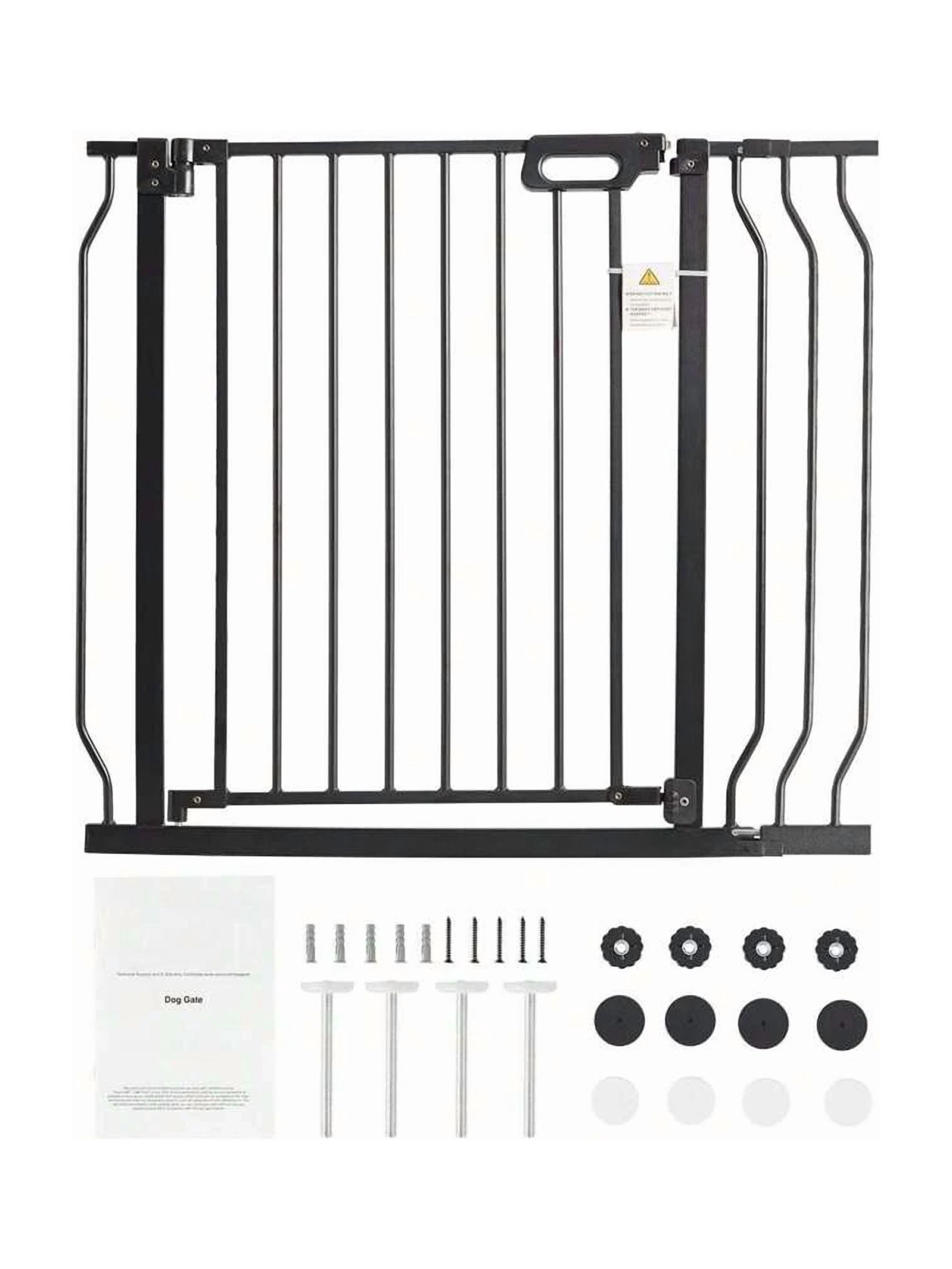 Pet Safety Gate, 29.5" - 51" Wide, 29.5" - 46.4" Wide, 29.5" - 37" Wide, 30" High, Dog Gate For Stairs And Houses, -In Automatic Closing Pet Safety Gate For Children With Pressure Mounting