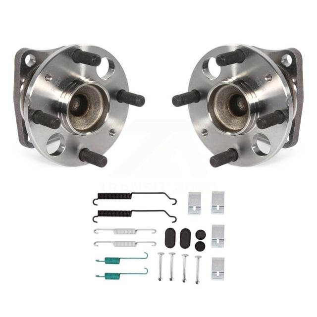Transit Auto Rear Brake Drum Hardware and Wheel Hub Bearing Assembly Kit for Car 2011-2014 Mazda 2 K7D-100491