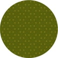 thumbnail image 1 of Ahgly Company Indoor Round Patterned Olive Green Area Rugs, 6' Round, 1 of 6