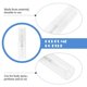 thumbnail image 3 of Plastic Perfume Refillable Bottle 10Pcs Transparent 3Ml Spray Containers For Women Suitable For Traveling, 3 of 4