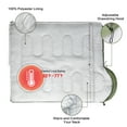 thumbnail image 4 of FAIRYLAND Sleeping Bags for Adults Teens Kids with Compression Sack Portable and Lightweight for 3-4 Season Camping, Hiking,Waterproof, Backpacking and Outdoors（Army Green）, 4 of 7
