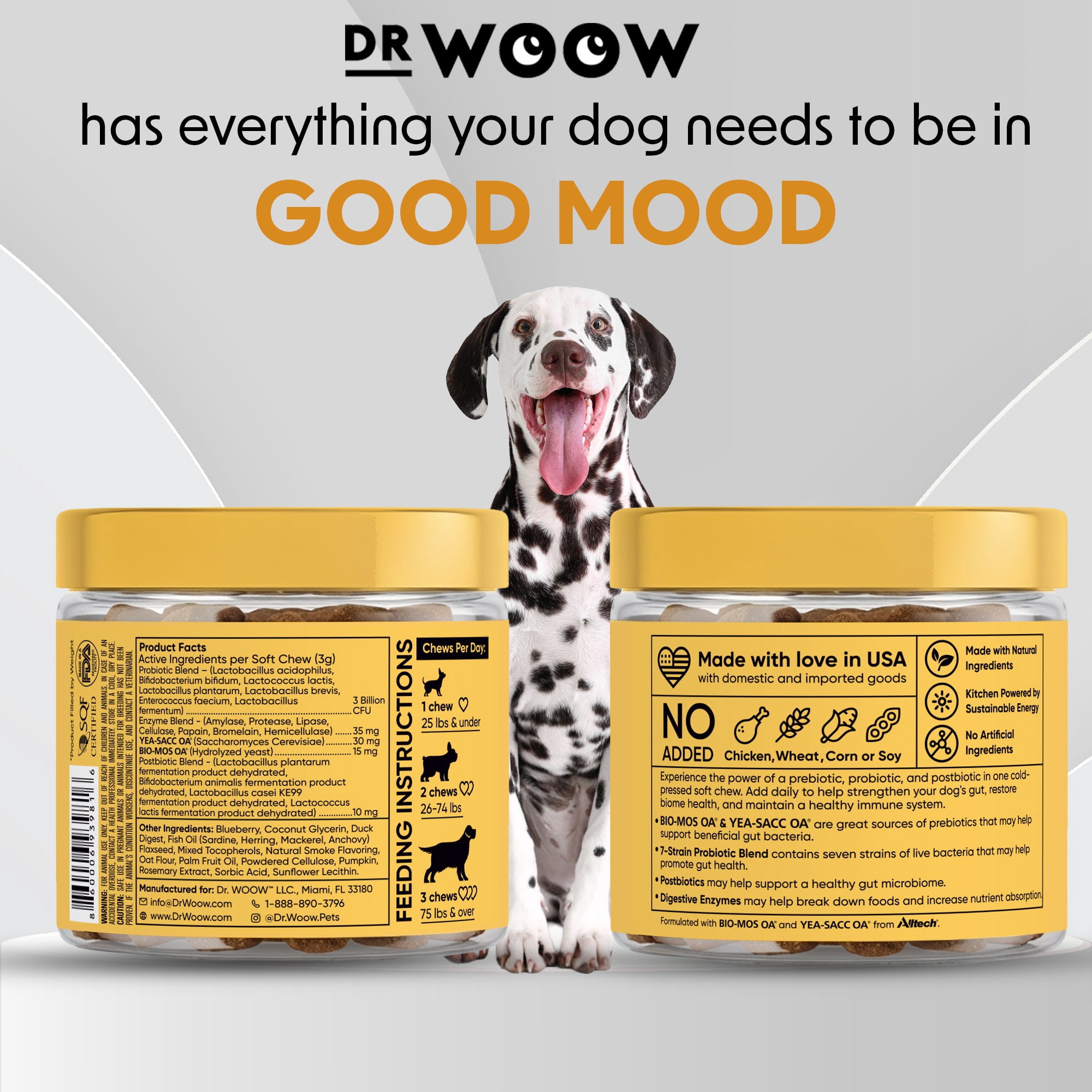 Pre, Pro & Postbiotic Digestive Support Soft Chews