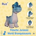 thumbnail image 2 of Peluche Suave Ruz Jurassic World (Branquiosaurio 30 cm Azul), 2 of 5