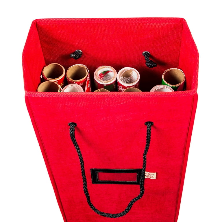 Santa's Bags Wrapping Paper Storage Box 
