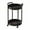 Black, variant on Kraoden Mobile Storage Rack Side Table Coffee Table Bedside Table Storage Cart for Bedroom Living Room Study Desk Assembly Required, Functional and Stylish Furniture