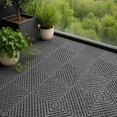 Interlocking Drainage Mat, 12 X 12 in Modular Non-Slip Gray PP Floor ...