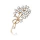 thumbnail image 1 of Personalidad totalmente decoración de diamantes de imitación brillante forma de diente de león broche de cobre accesorio joyería, 1 of 1