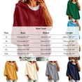 thumbnail image 3 of MOONDU Women's Short Sleeve Hoodie Hooded Sweatshirt Drawstring Pullover Solid Color Loose Fit Casual Summer Top for Gym Yoga Everyday Wear 8 Colors S-XXL, 3 of 7