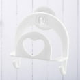 thumbnail image 3 of WHAMVOX  Sponge Holder for Kitchen Bathroom Sink Washroom Organizer White, 3 of 8