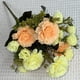 thumbnail image 2 of Ramo de flores artificiales de rosas y peonías de seda, ideal para bodas, decoración del hogar, arreglos florales artificiales, centros de mesa decorativos para fiestas, ceremonias,, 2 of 4