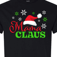 thumbnail image 4 of Inktastic Mama Claus with Christmas Santa Hat and Snowflakes T-Shirt, 4 of 5