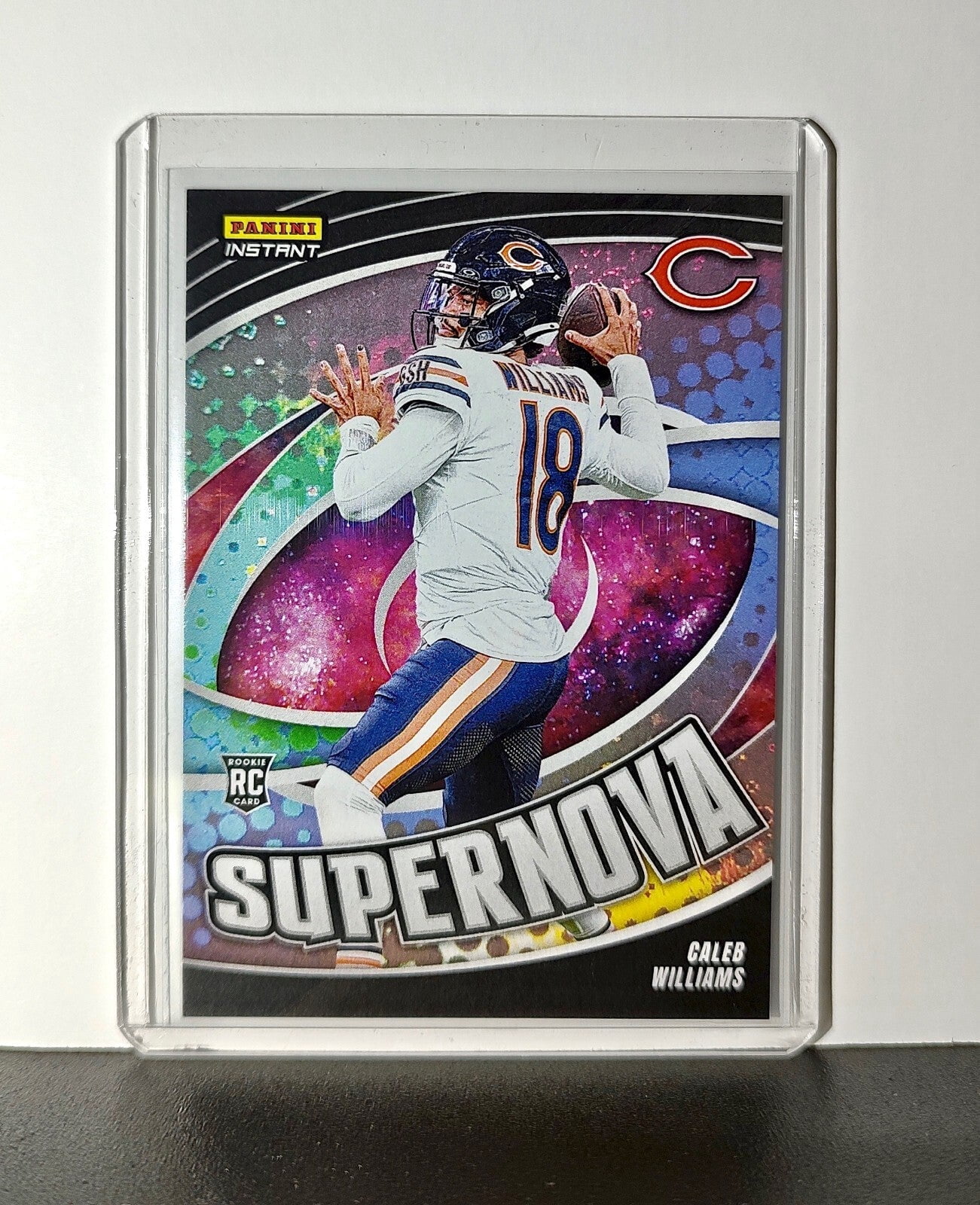 Caleb Williams Rookie 2024 Panini Supernova NFL #16 Football Card Bears 1/451