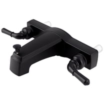 Laguna Brass 3310BK Mobile Home Two Handle Non-Metallic 8" Tub Shower Diverter Black Finish