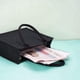 thumbnail image 5 of 6 Piezas Bolsas de Arpillera Negras, Bolsas de Yute con Asas e Interior Laminado, Bolsas de Regalo para Dama de de Boda, Bolsas en Blanco, 5 of 10