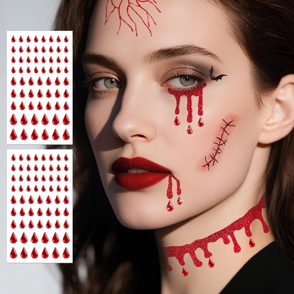Tatuajes temporales Leesgel Halloween Decorations Vampire