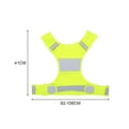 thumbnail image 4 of Chaleco reflectante Jadeshay alta visibilidad ajustable para correr ciclismo color Lima, 4 of 14