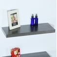 thumbnail image 3 of Set of 2 Modern and Contemporary Black oak Floating Shelf - 23.62* 9.25 * 1.5inches, 3 of 4