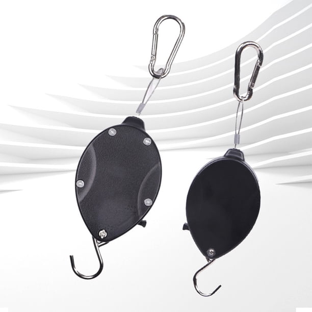Colgador de plantas retráctil, gancho de cesta colgante con rodamiento de carga de 45 libras para plantas en maceta Wdftyju Libre de BPA