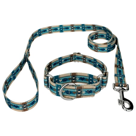 Country Brook Petz® Puppy Picnic Martingale Dog Collar and Leash 2XS