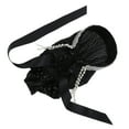 thumbnail image 2 of Hijab, Extra Long Wide Rhinestones Hijab Elastic Flexible Polyester Fabric  For Daily Wear Black, 2 of 8