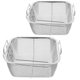 thumbnail image 2 of Oil Frying Basket Stainless Steel for Kitchen Use 2Pcs Reusable Fry Basket, 2 of 5