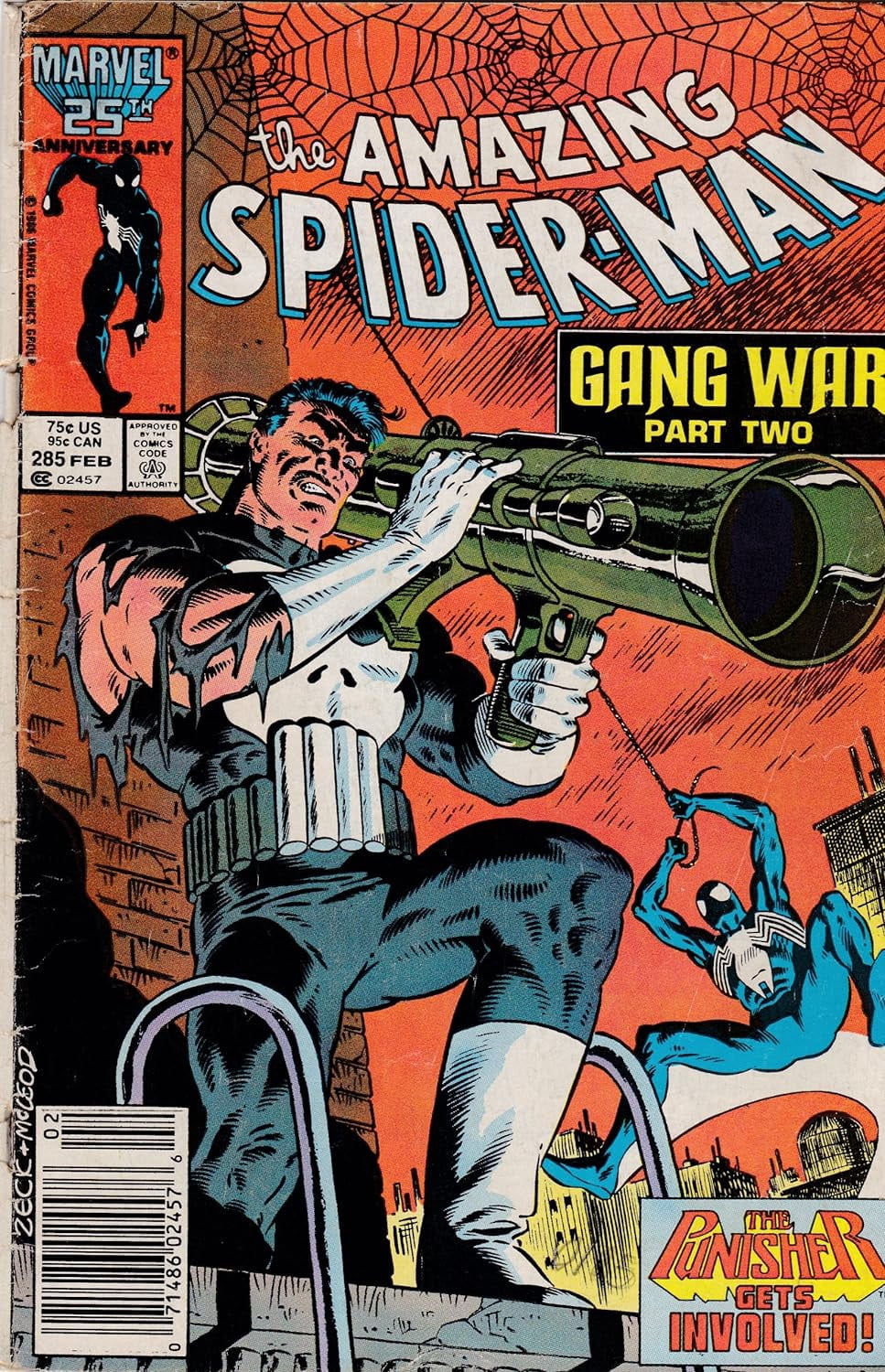 Autographed Amazing Spider-Man #285 VG Signed by Jim Salicrup