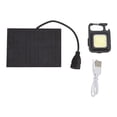 thumbnail image 1 of COB Solar LED Mini 800lm Bolsillo Llavero Linterna USB 5V 10W Panel Powered Kit JShteea El nuevo, 1 of 9