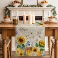 thumbnail image 2 of Table Runner 72 Inches Long for Kitchen Dining, Yellow Sunflowers Dresser Scarf Farmhouse, Dining Table Decorations for Wedding/Parties, Daisy Bees Elegant Farmhouse Floral 16 x 72 In, 2 of 8