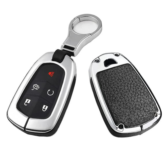 1Pcs for 2018 2019 Cadillac 4/5/6 Button Key Fob Protector Red Key Case Cover Shell for Cadillac XT5 XT6 ATS Escalade CT6 CTS XTS SRX- Keyless